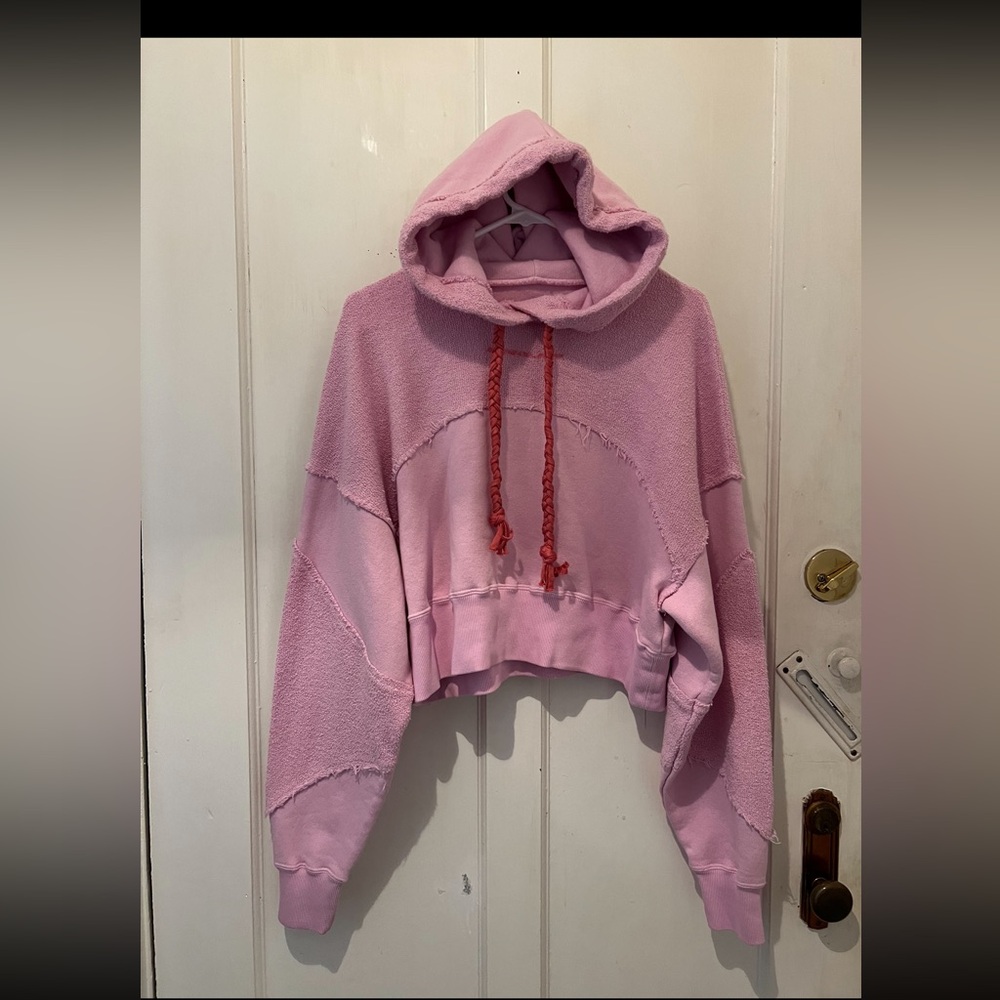 KHRISJOY PINK SWEATSHIRT, BRAND NEW TAGS ON! SOLD OUT ONLINE